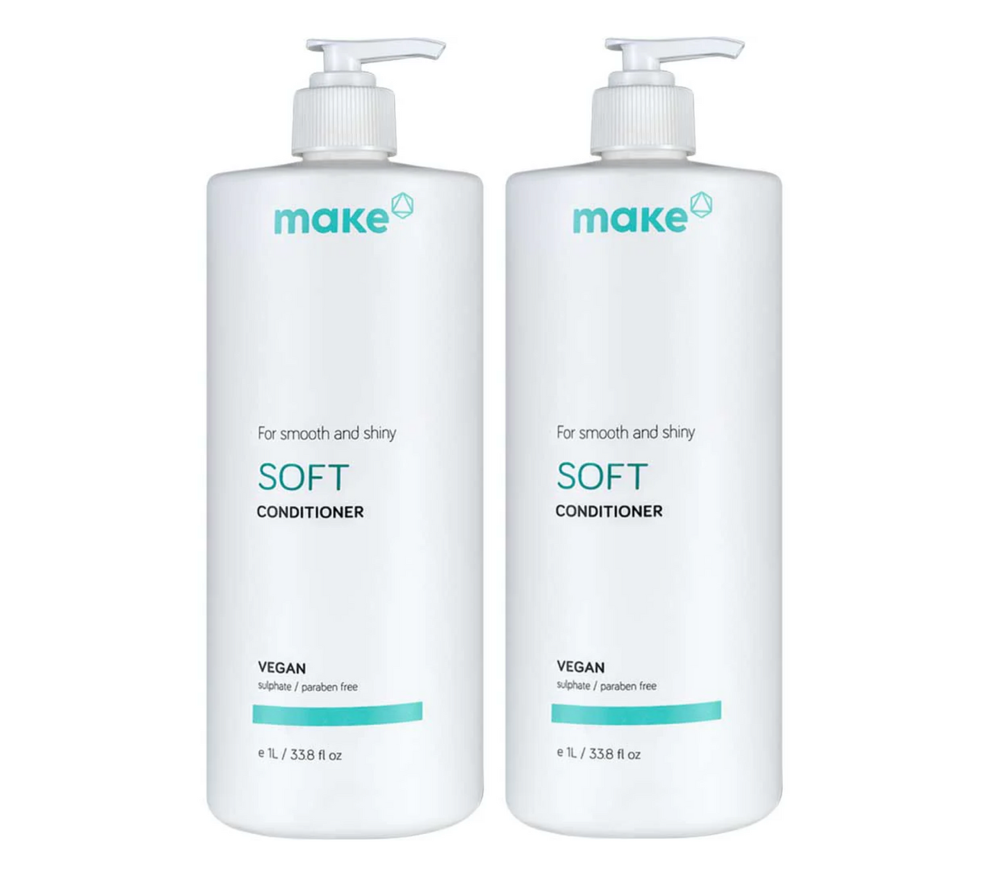 Make Soft Smooth & Shiny Conditioner 1000ml (2pc)