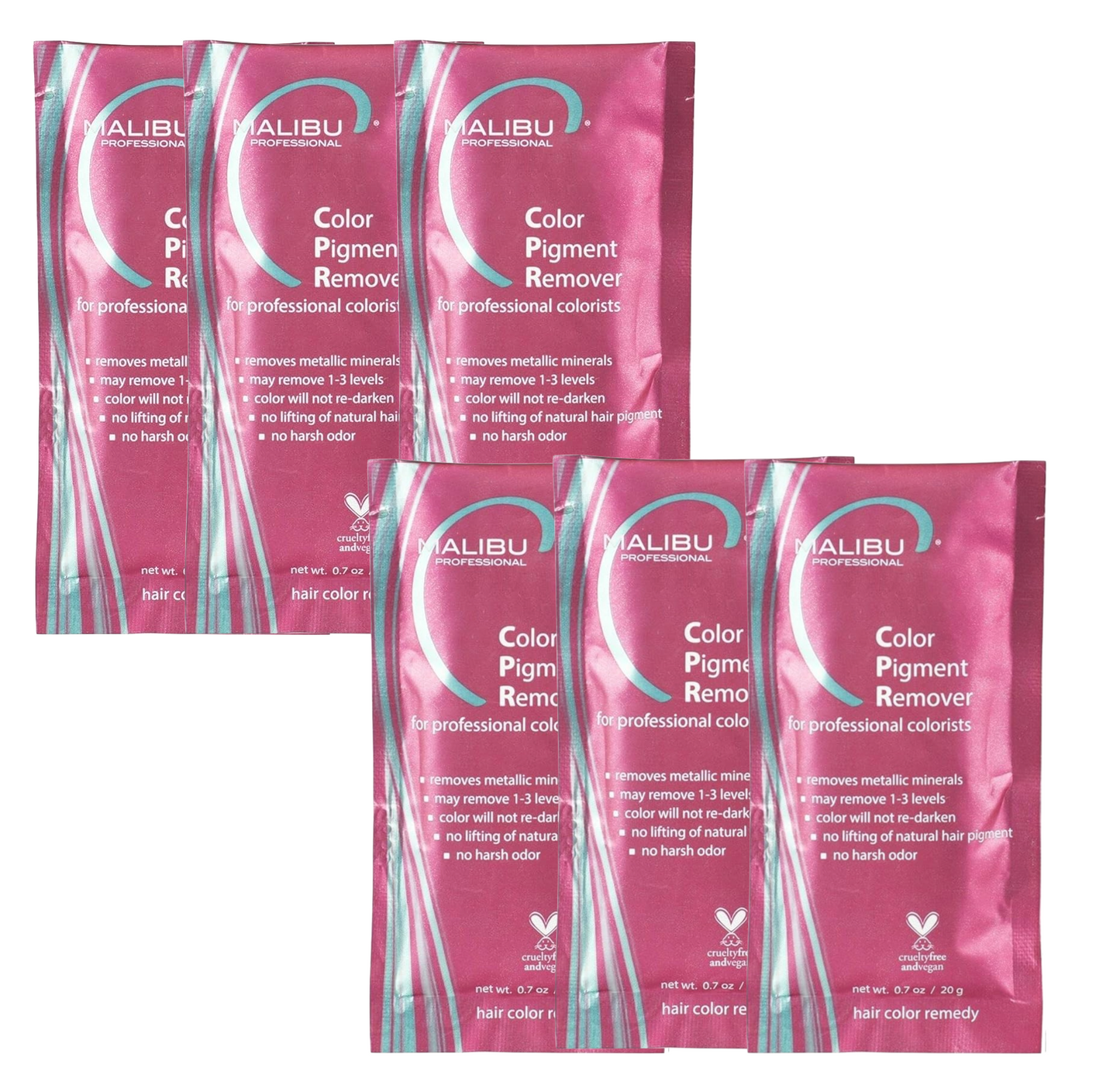 Malibu C Colour Pigment Remover 20g (6pc)