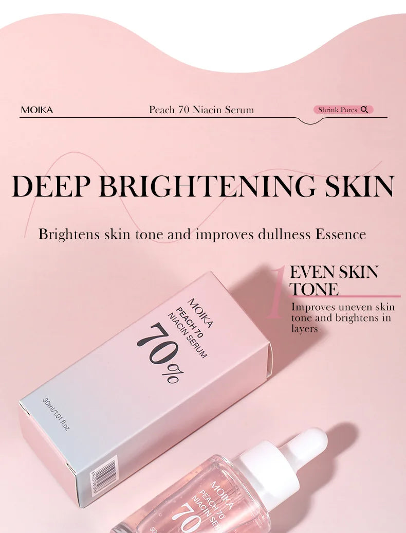 Moika Peach 70 Niacin Serum 70% Korean Beauty 30ml