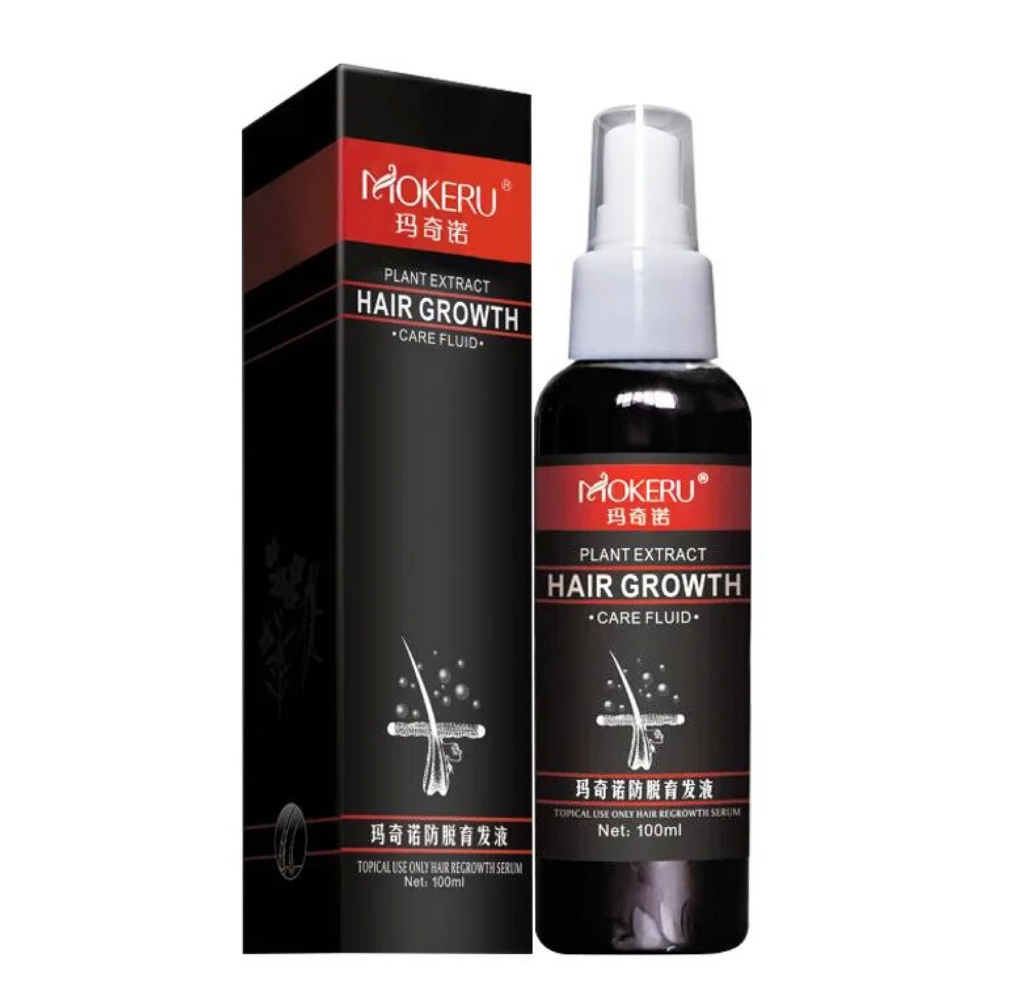 Mokeru Plant Extract Hair Growth Care Fluid 100ml