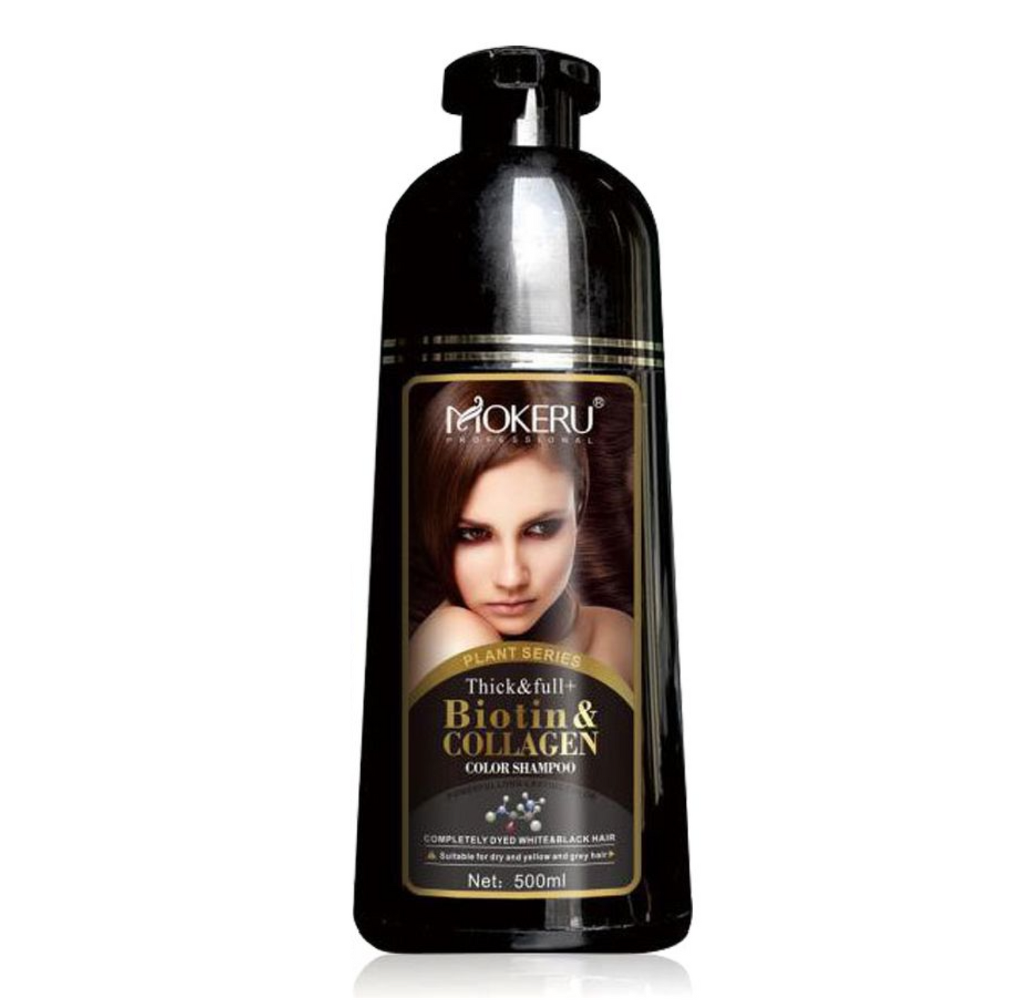 Mokeru Thick & Full Biotin Collagen Color Shampoo 500ml