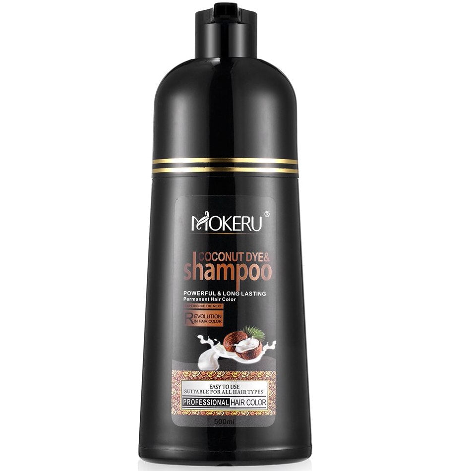 Mokeru Coconut Oil 3 In 1 Magic Dye Shampoo 500ml