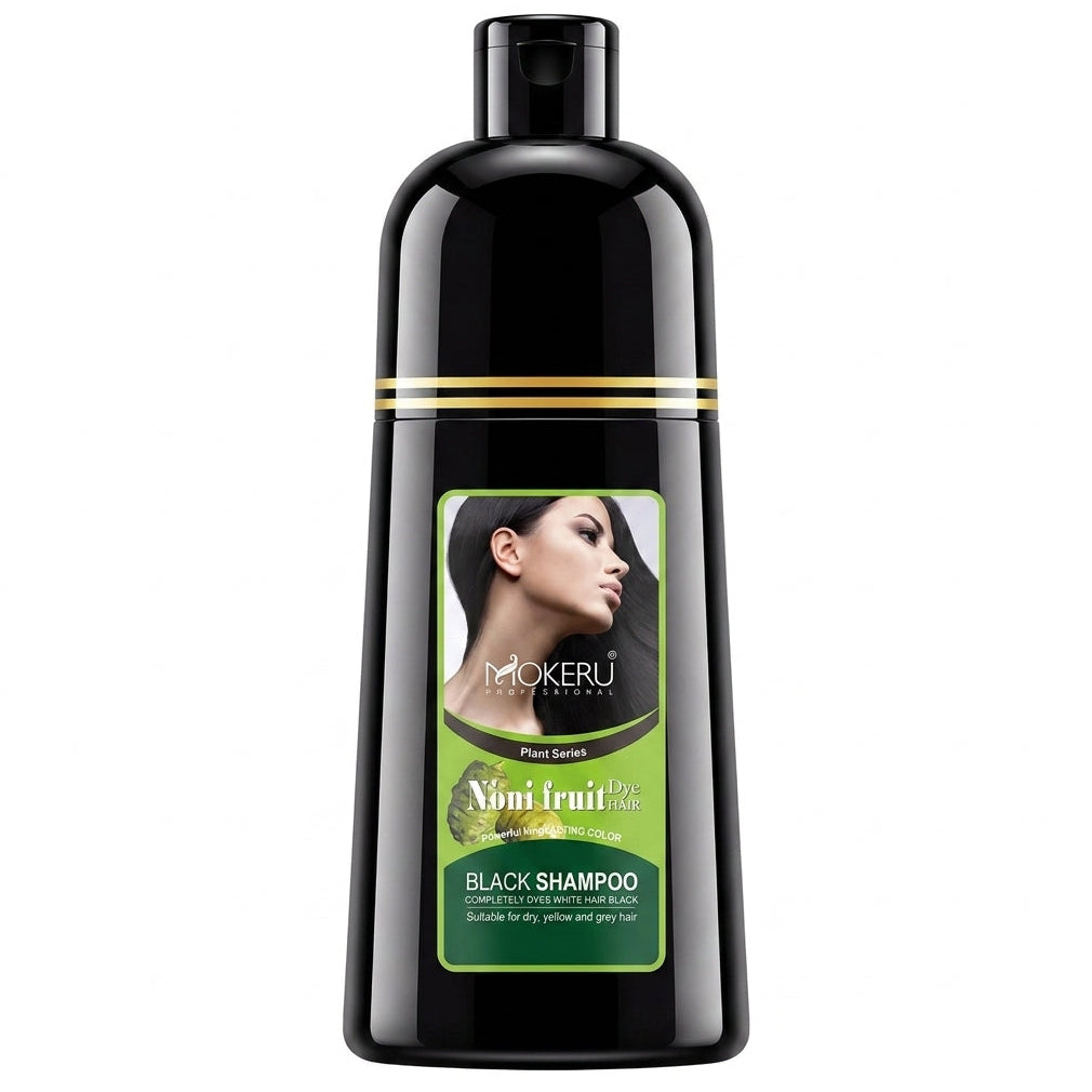 Mokeru Noni Fruit 3 in 1 Black Hair Dye Shampoo 500ml