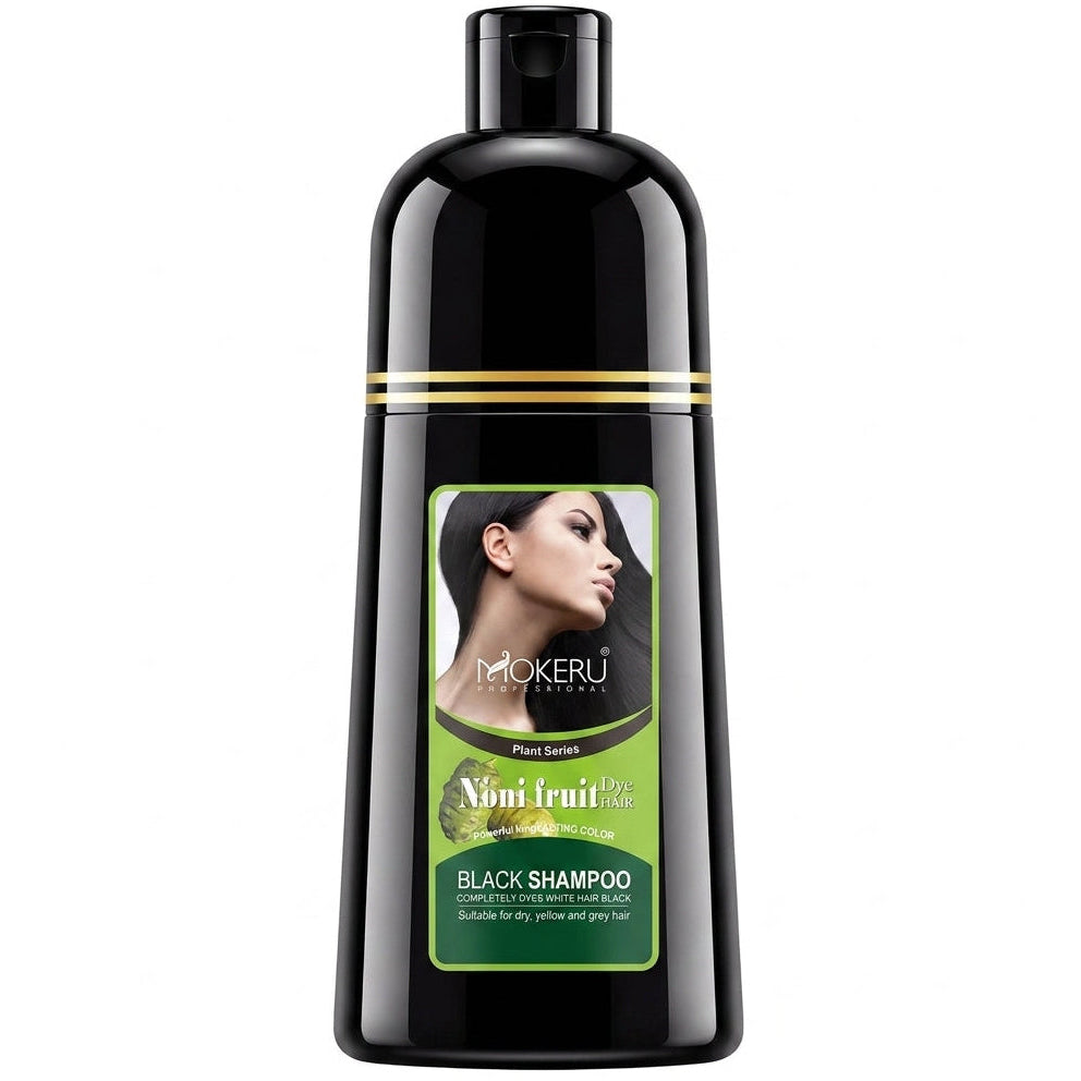 Mokeru Noni Fruit 3 in 1 Black Hair Dye Shampoo 500ml