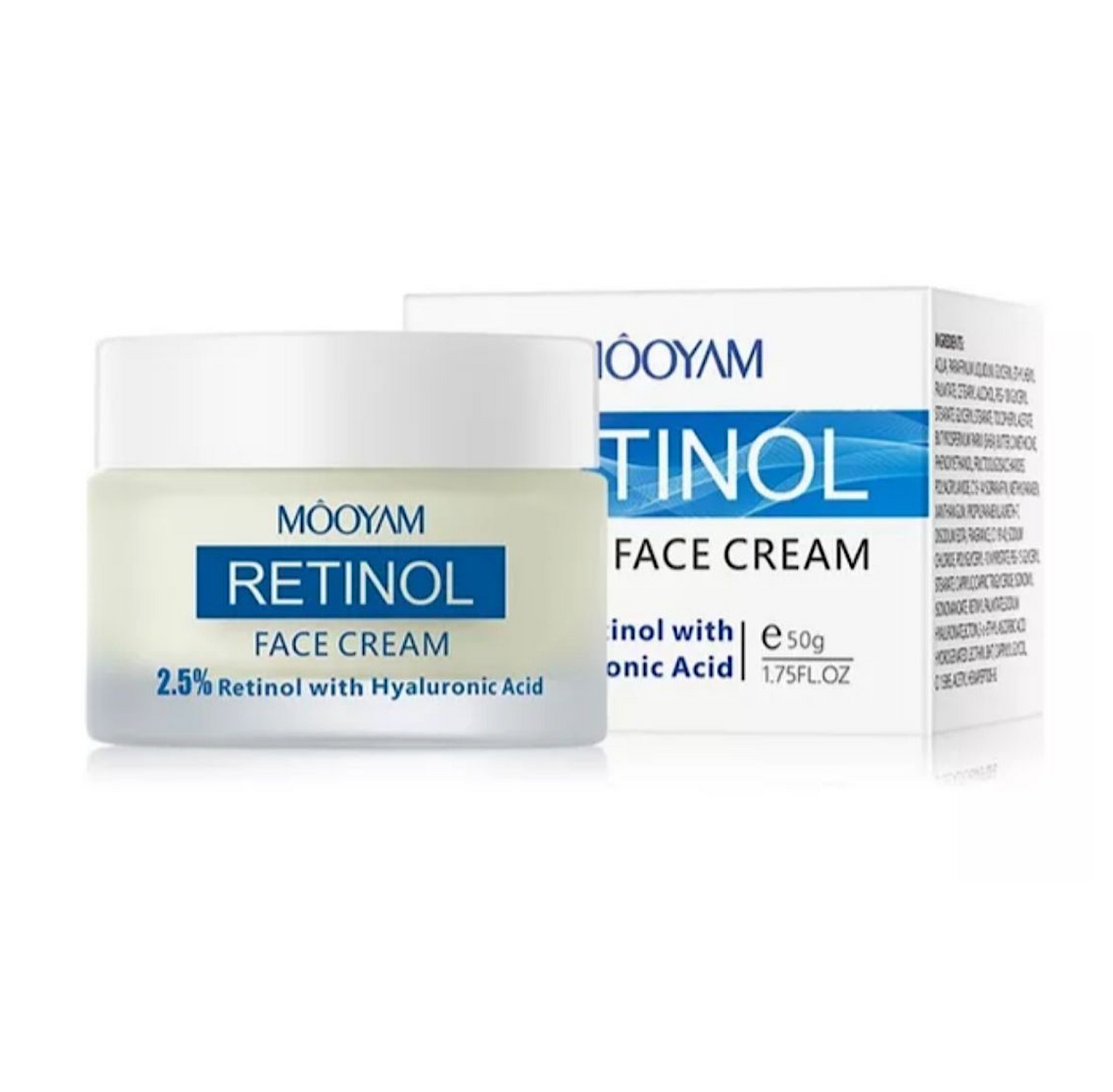 Mooyam Retinol Face Cream With Hyaluronic Acid 50g