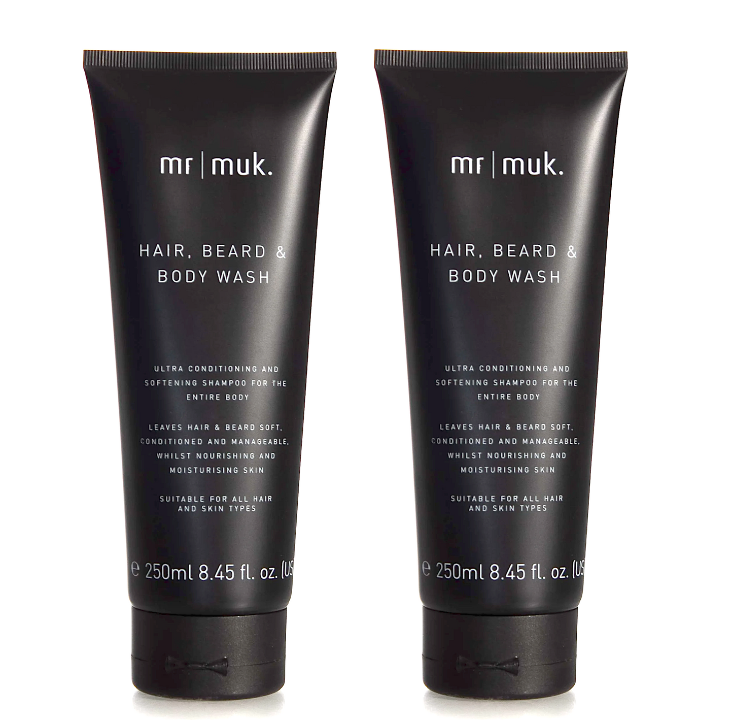 Mr Muk Hair Beard and Body Wash Shampoo 250ml (2pc)