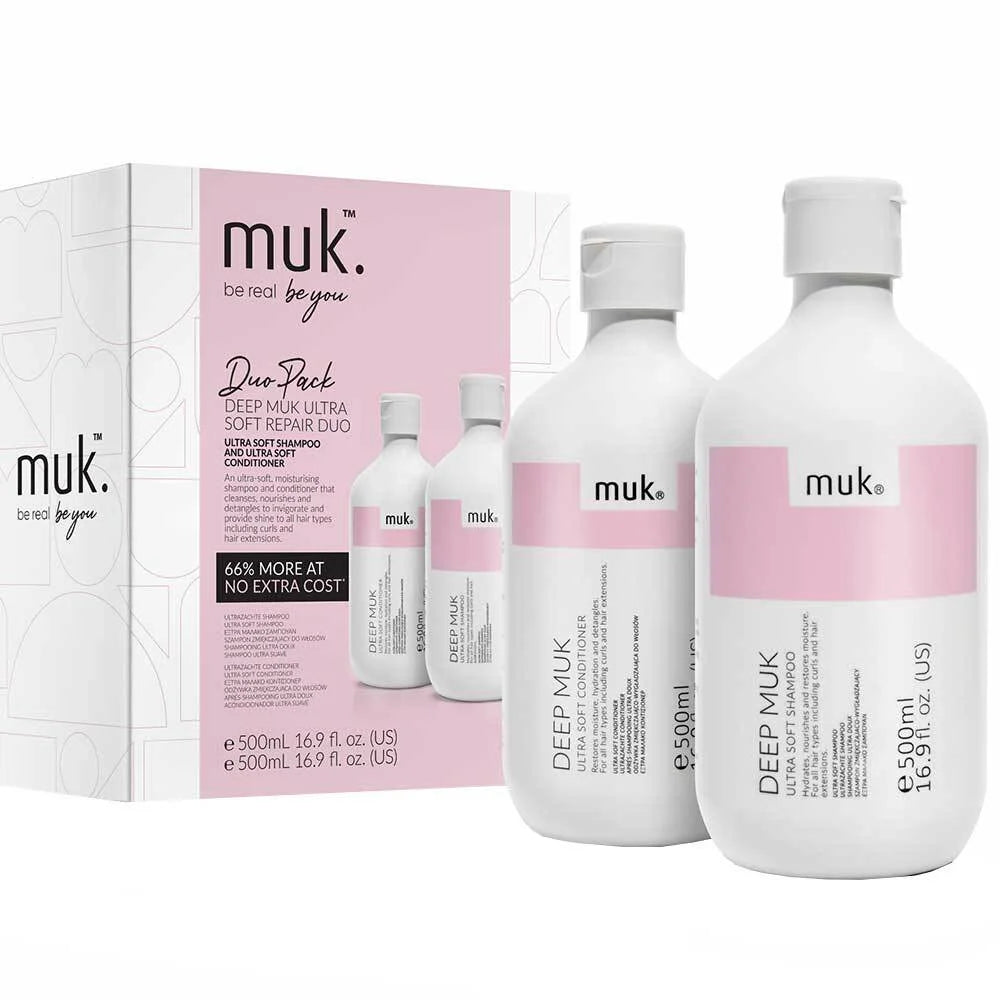 Muk Deep Ultra Soft Shampoo and Conditioner 500ml