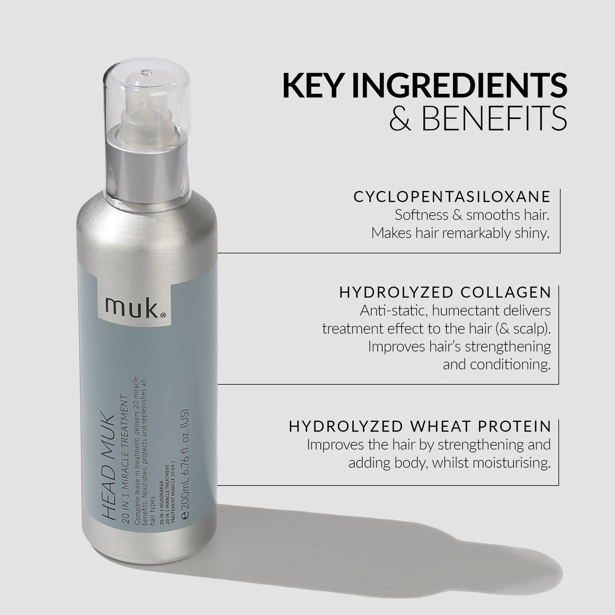 Muk Head Muk 20 In 1 Miracle Leave in Treatment 200ml (2pc)