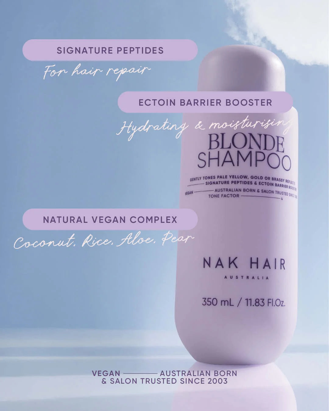 Nak Blonde Shampoo 1000ml (2pc)