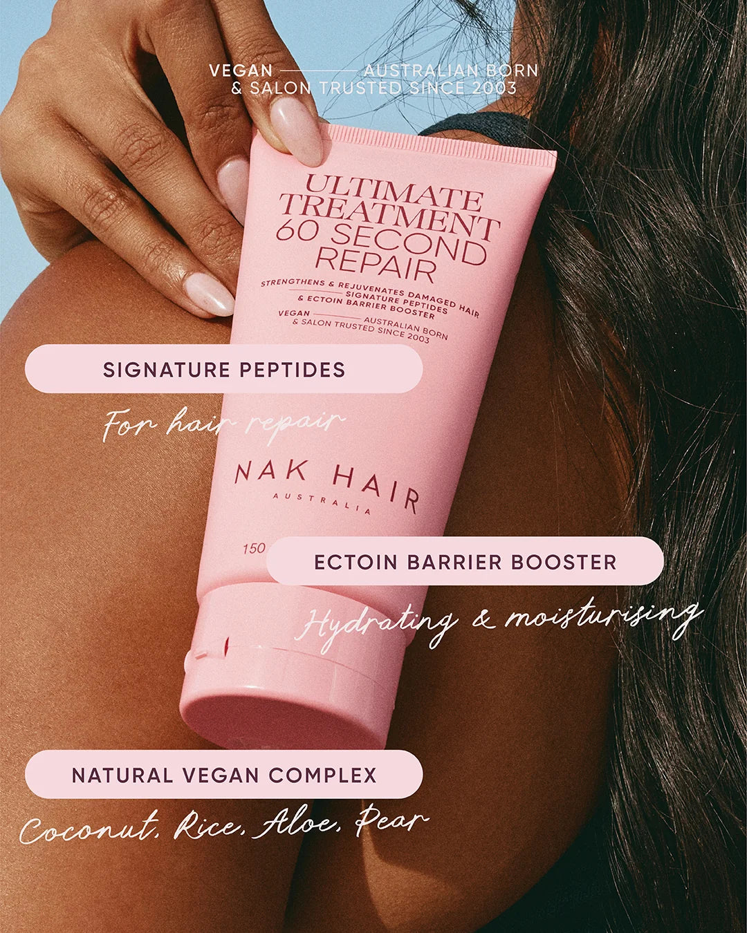 Nak Ultimate Treatment 60 Second Repair 150ml (3pc)