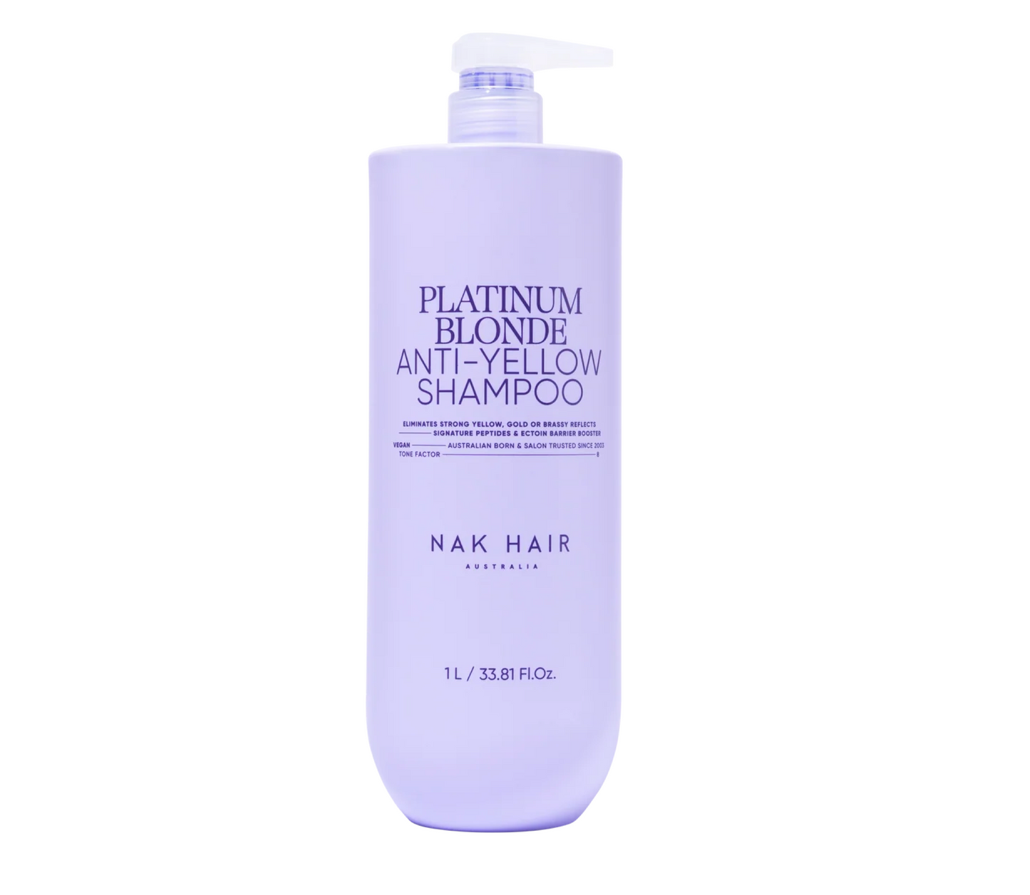 Nak Platinum Blonde Anti Yellow Shampoo 1000ml