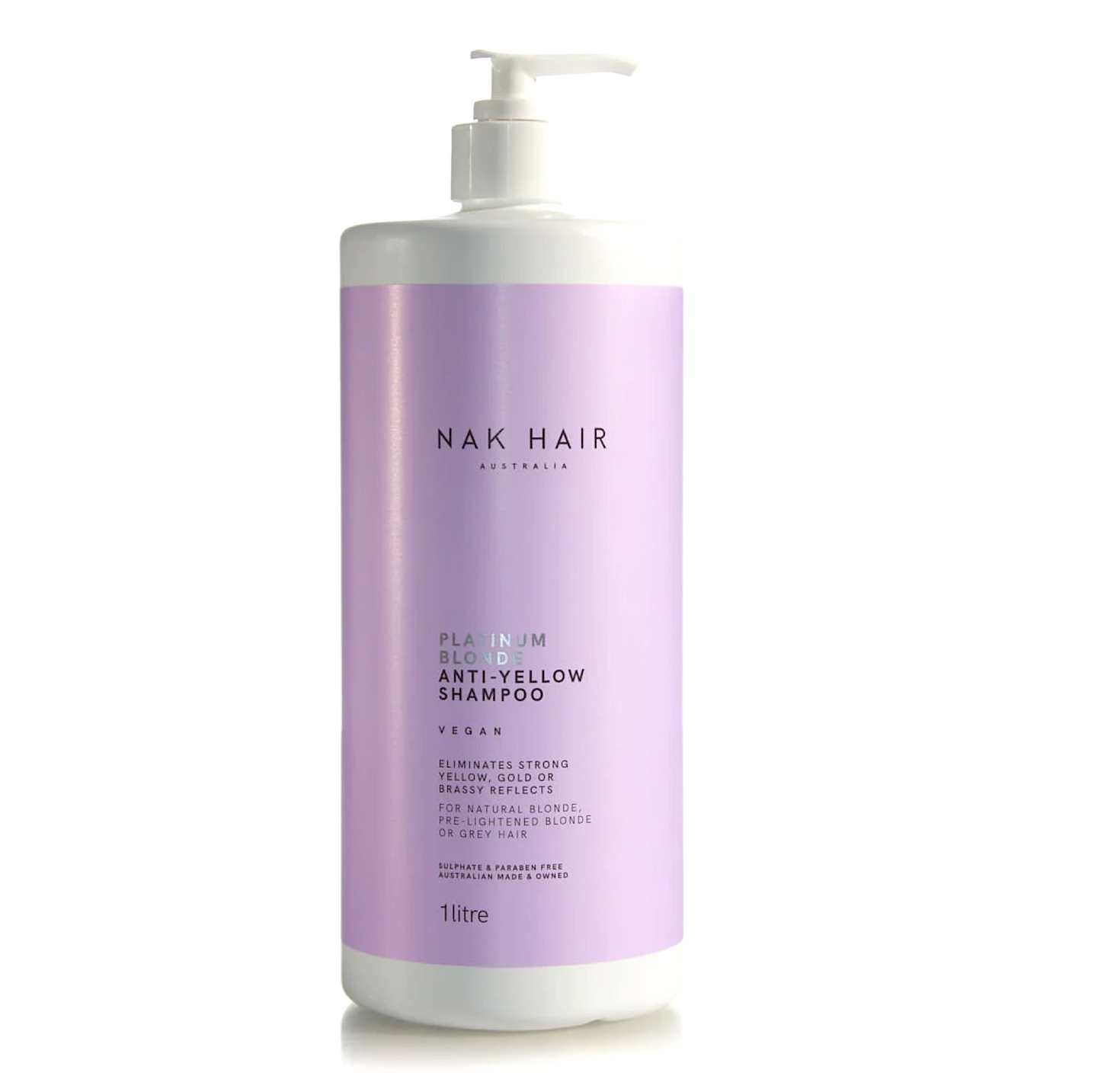Nak Platinum Blonde Anti Yellow Shampoo 1000ml