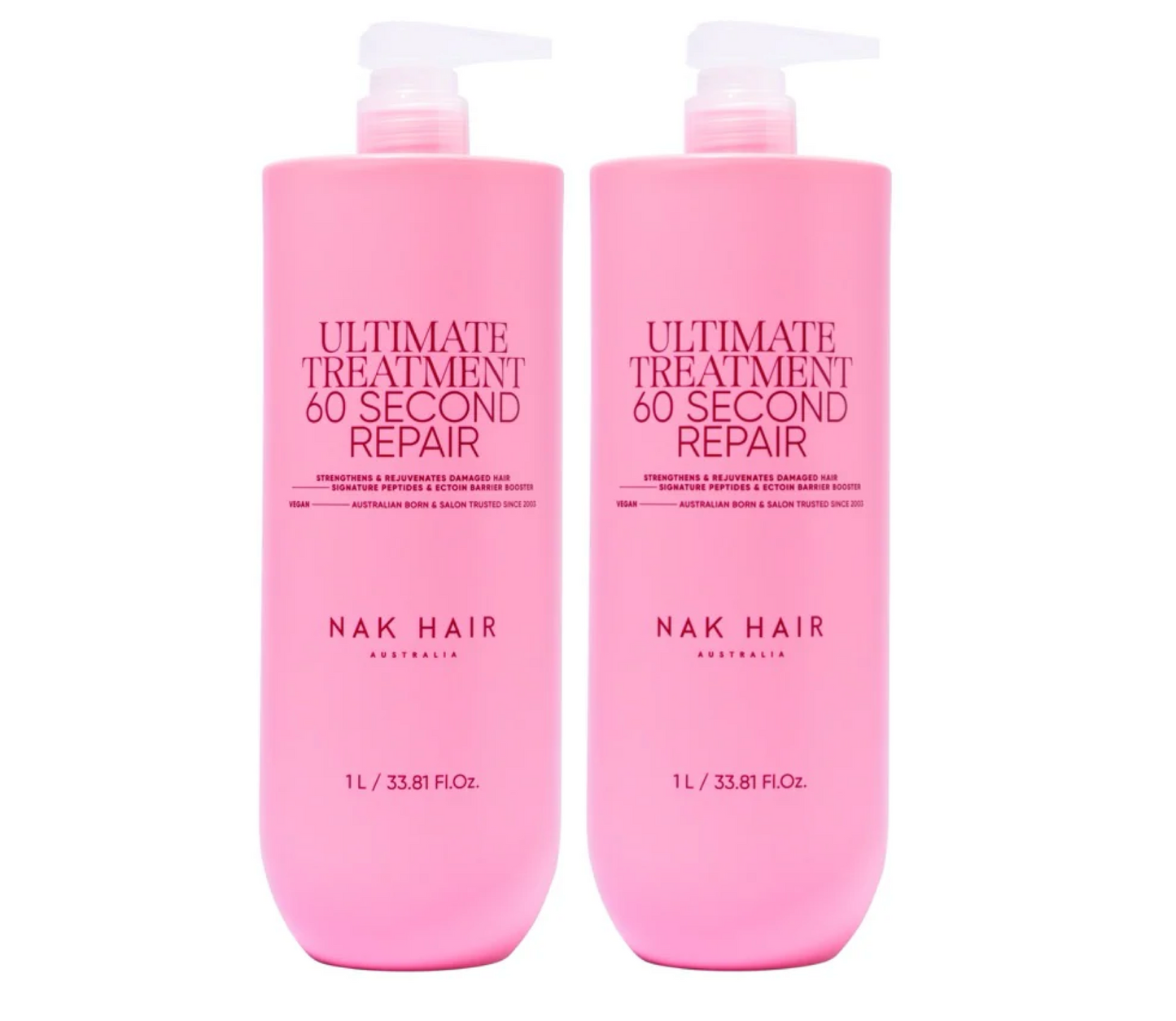 Nak Ultimate Treatment 60 Second Repair 1000ml (2pc)