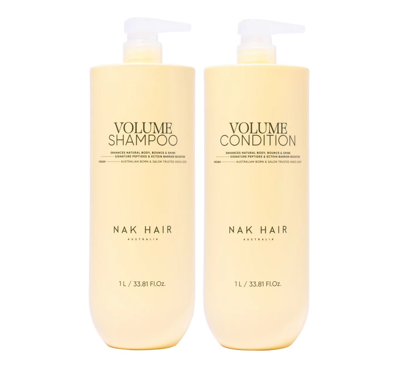 Nak Volume Shampoo and Conditioner 1000ml