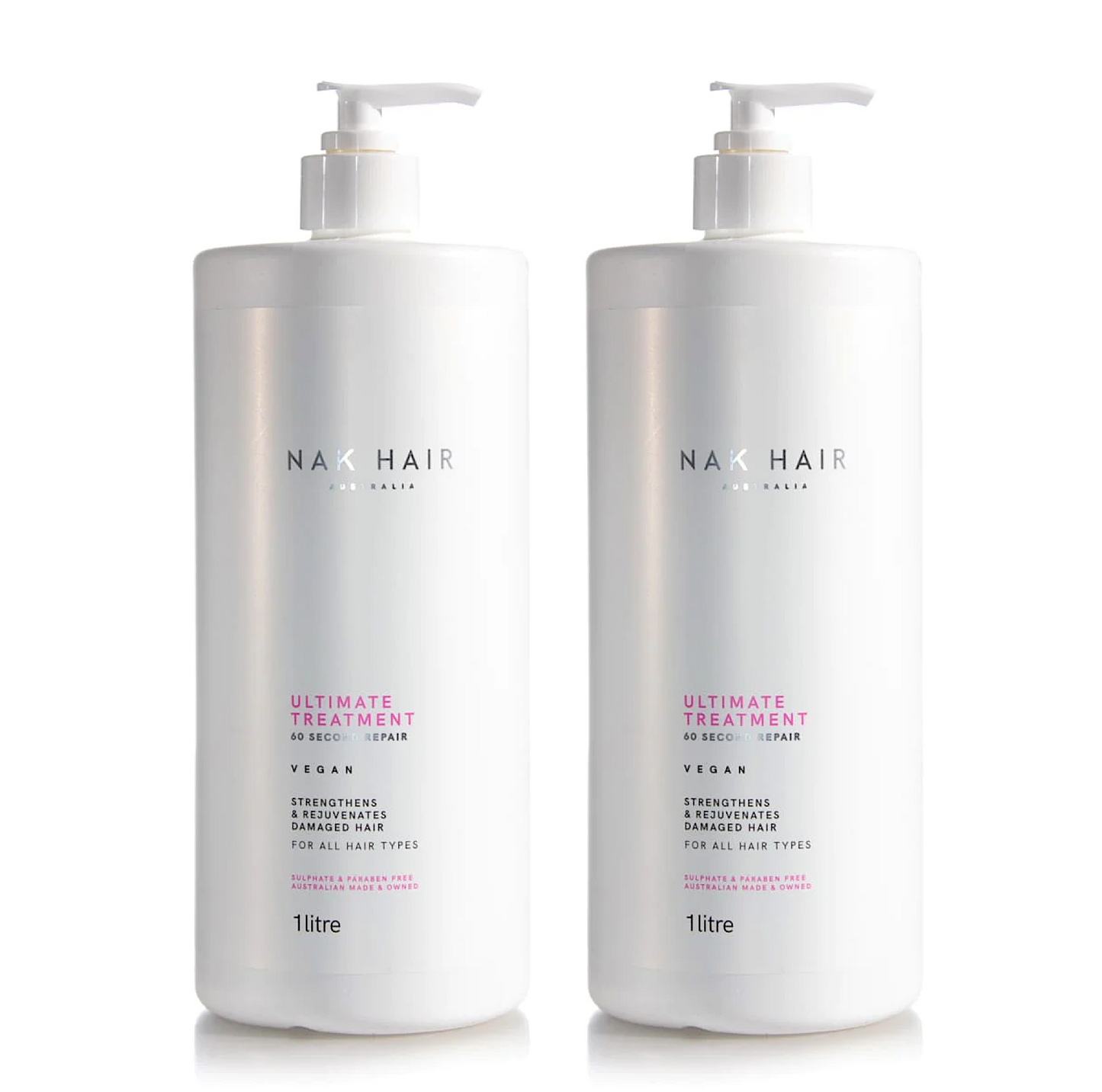 Nak Ultimate Treatment 60 Second Repair 1000ml (2pc)