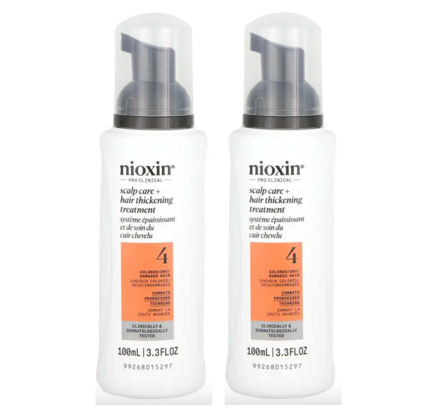 Nioxin Scalp Care & Hair Thickening Treatment System 4 100ml (2pc)