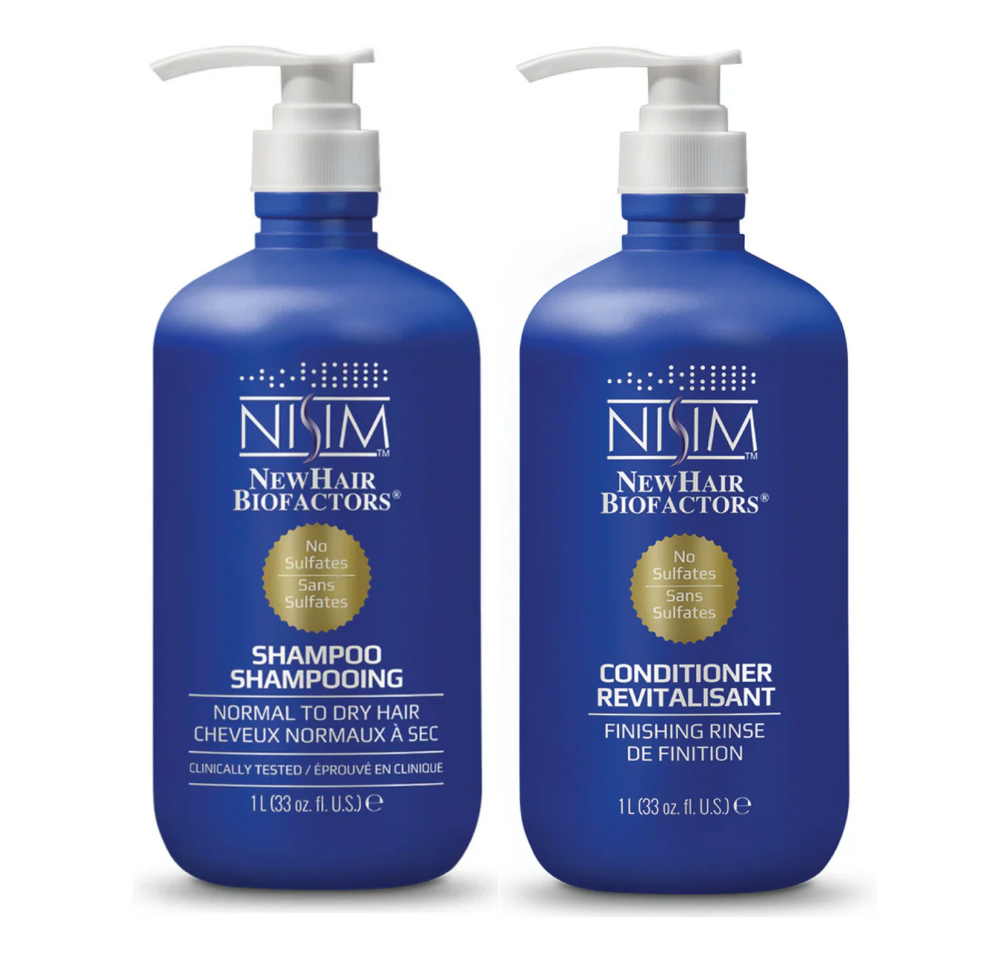 Nisim New Hair Growth Revitalisant Shampoo & Conditioner Rinse 1000ml