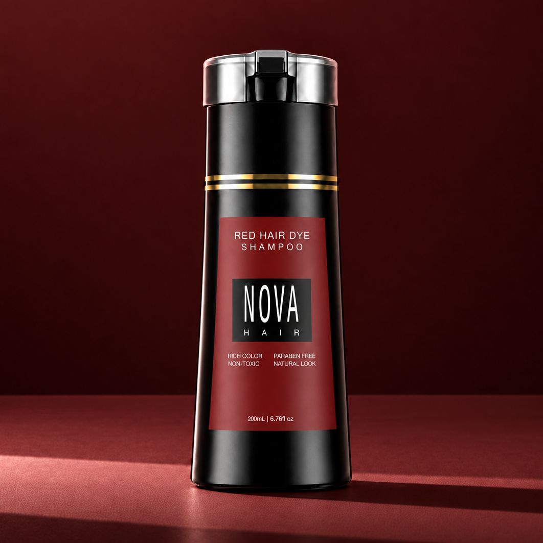 Nova Hair Instant Red Dye Shampoo 200ml