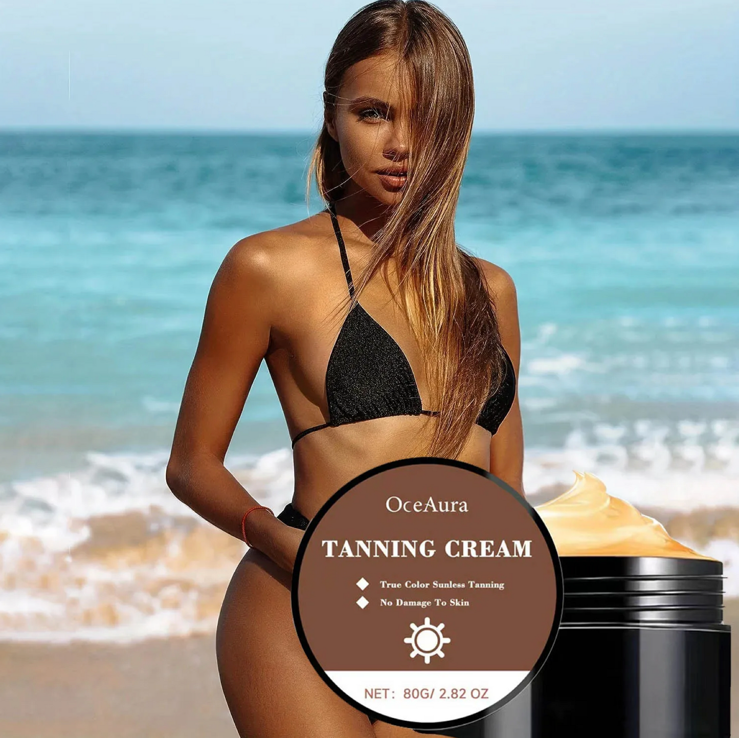 OceAura Body Bronzer Tanning Cream 80g