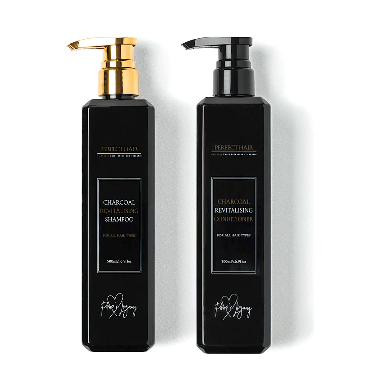Perfect Hair Charcoal Revitalising Shampoo and Conditioner 500ml