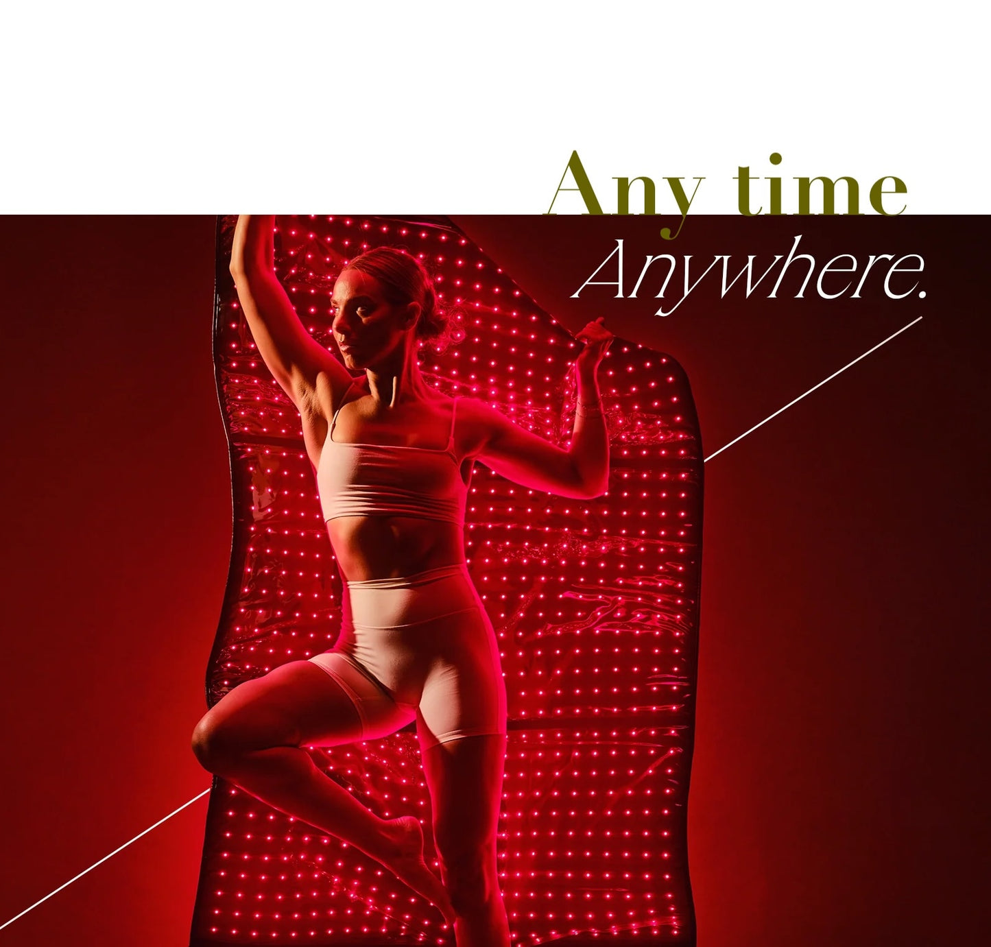 Powerful Red Light Therapy Blanket NIR Full Body 1200pcs LED 175cm x 90cm