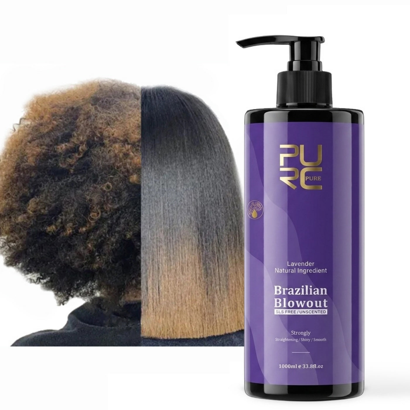 Purc Brazilian Blowout Keratin Lavender Treatment 1000ml