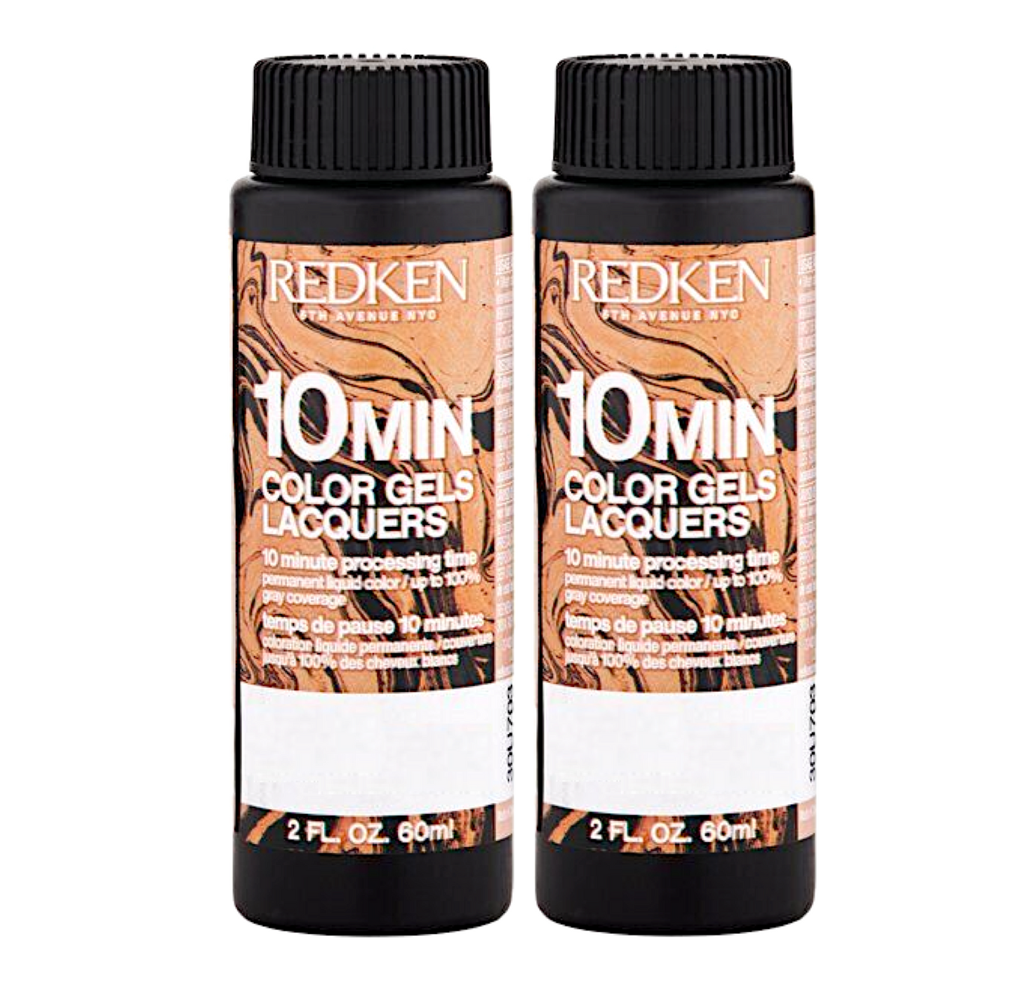 Redken Color Gels Lacquers 10 Minute Permanent Liquid Hair Colour 60ml Duo