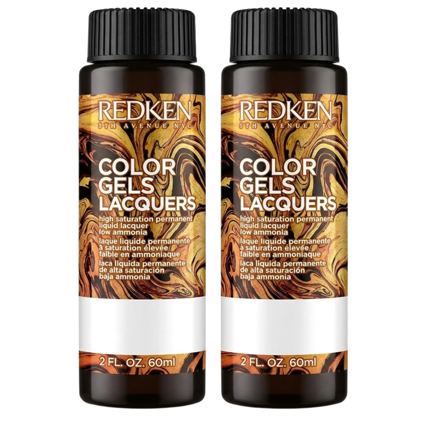 Redken Color Gels Lacquers Permanent Liquid Hair Colour 60ml Duo