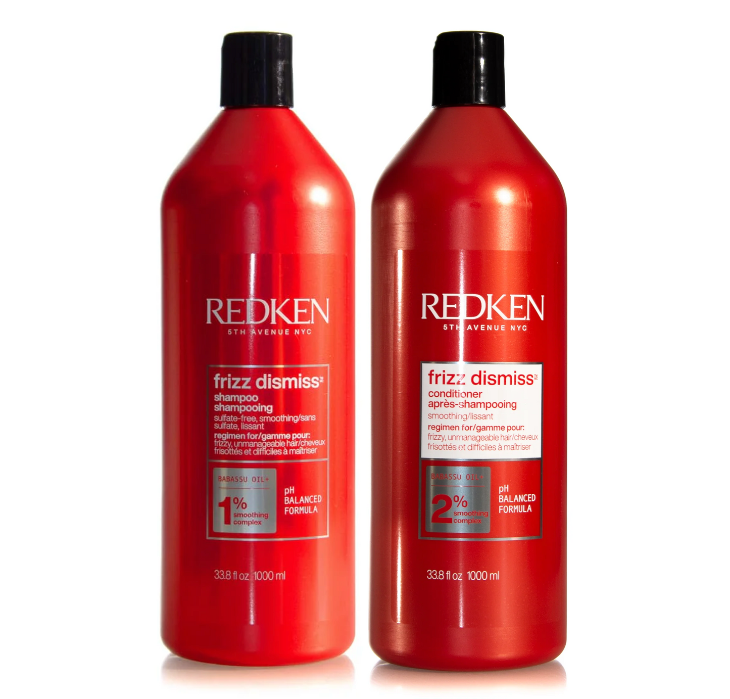 Redken Frizz Dismiss Smoothing Shampoo and Conditioner 1000ml