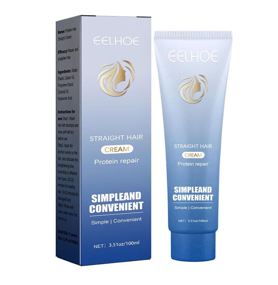 Eelhoe Straight Hair Protein Repair Straightening Cream 100ml