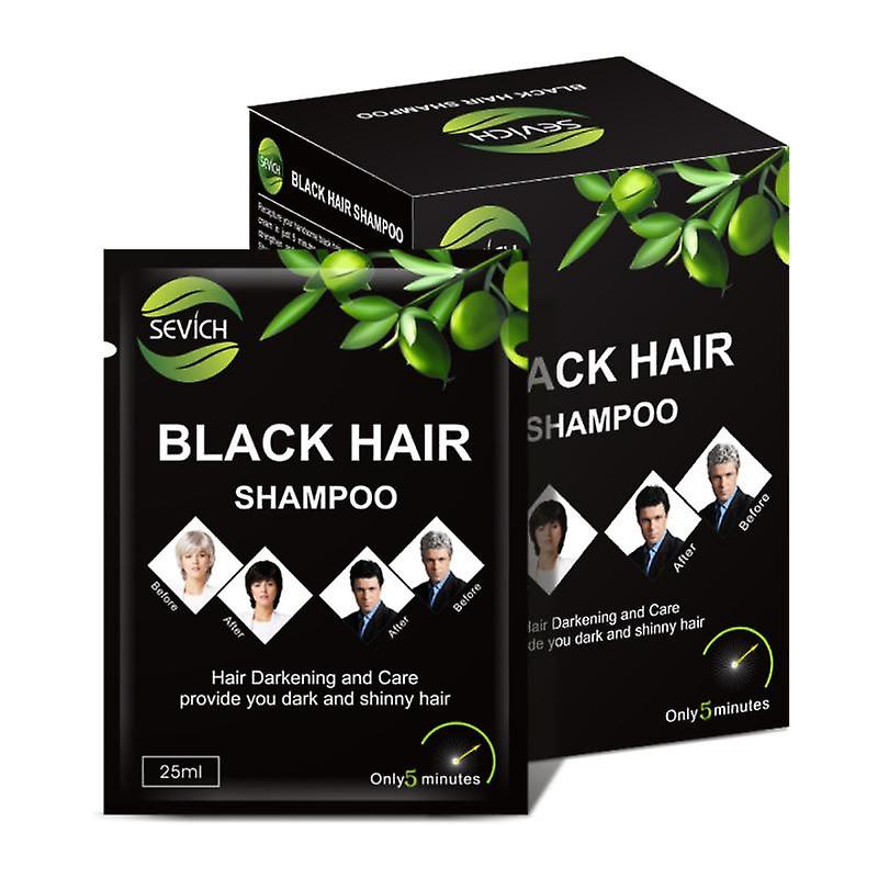 Sevich 3 in 1 Grey Coverage Black Hair Shampoo 25ml x 5