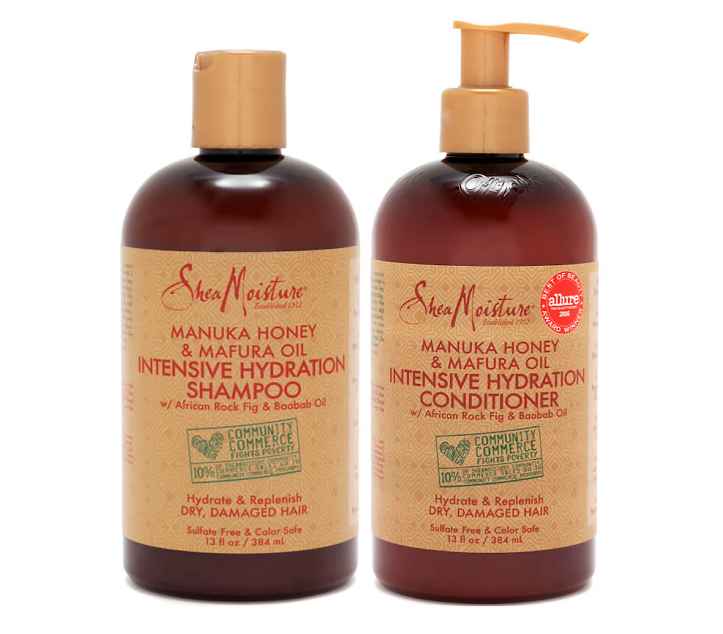 Shea Moisture Intensive Hydration Manuka Shampoo and Conditioner 384ml