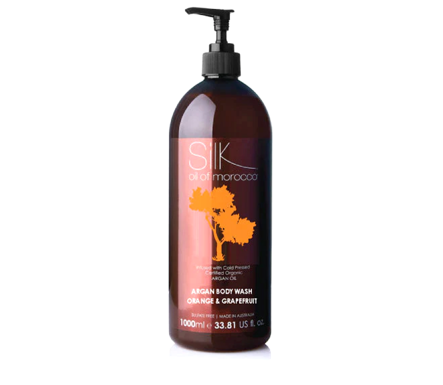 Silk Oil of Morocco Orange and Grapefruit Argan Body Wash 1000ml