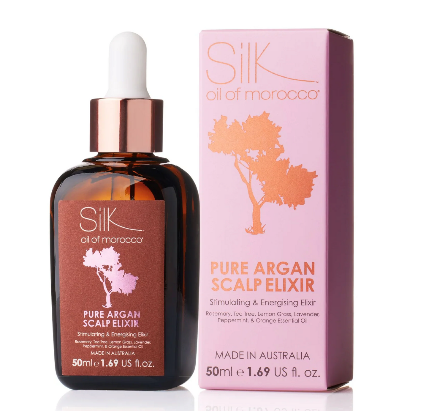 Silk Oil of Morocco Pure Argan Scalp Elixir With Rosemary 50ml