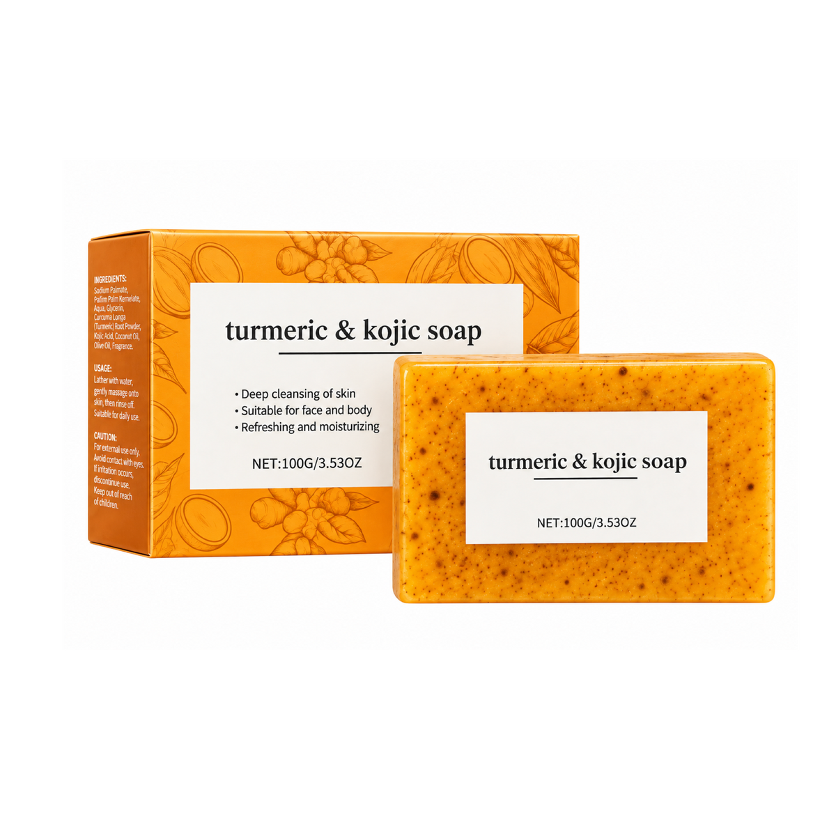 Turmeric and Kojic Soap Bar 100g