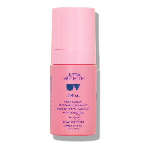 Ultra Violette Preen Screen SPF50 Reapplication Mist Skinscreen 30ml