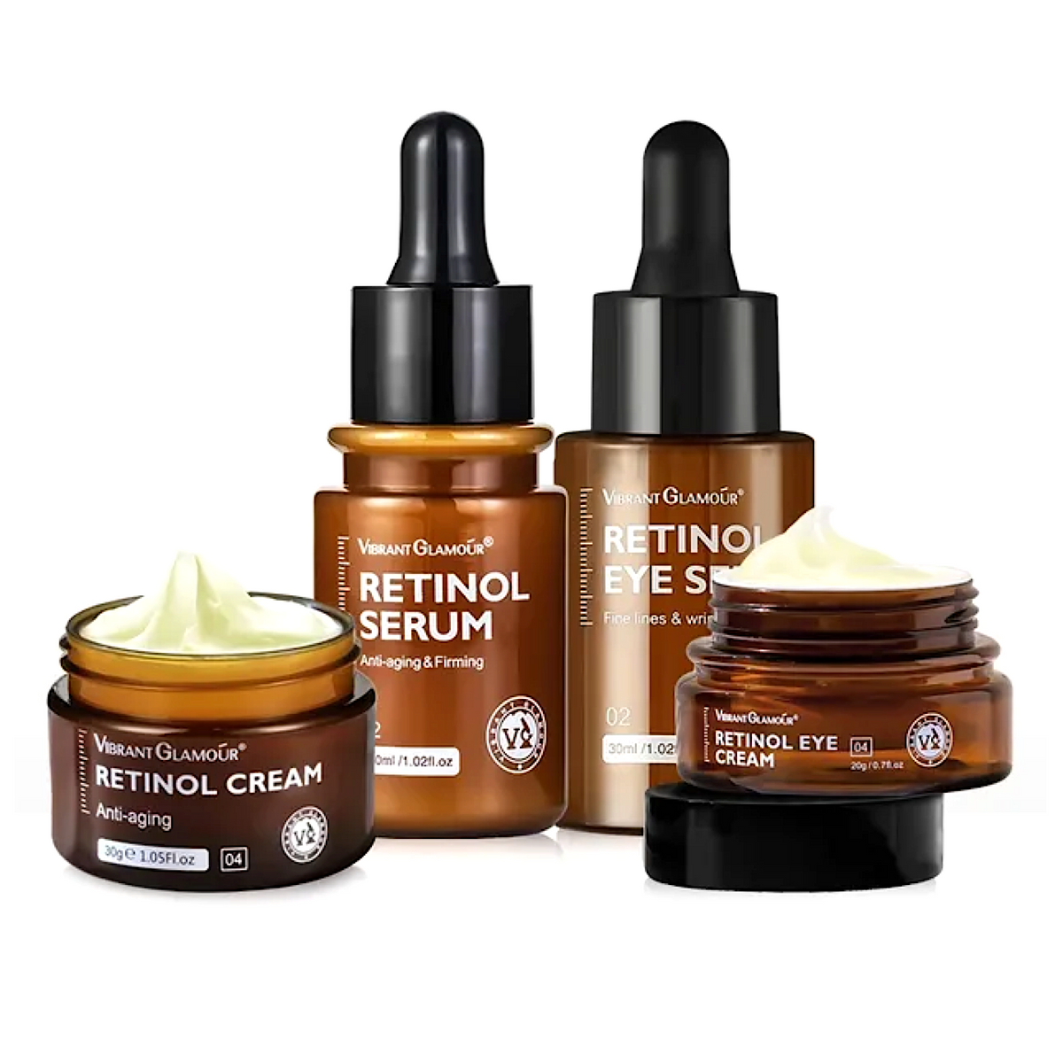 Vibrant Glamour Retinol Anti Aging Skin Cream Pack