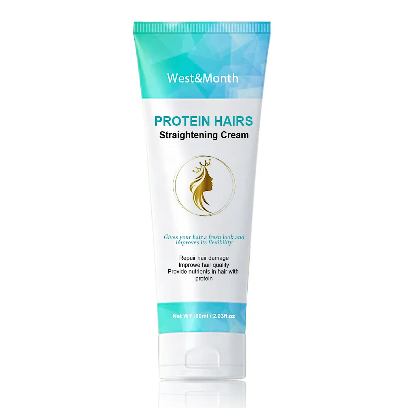 West & Month Protein Hair Straightening Cream 60ml