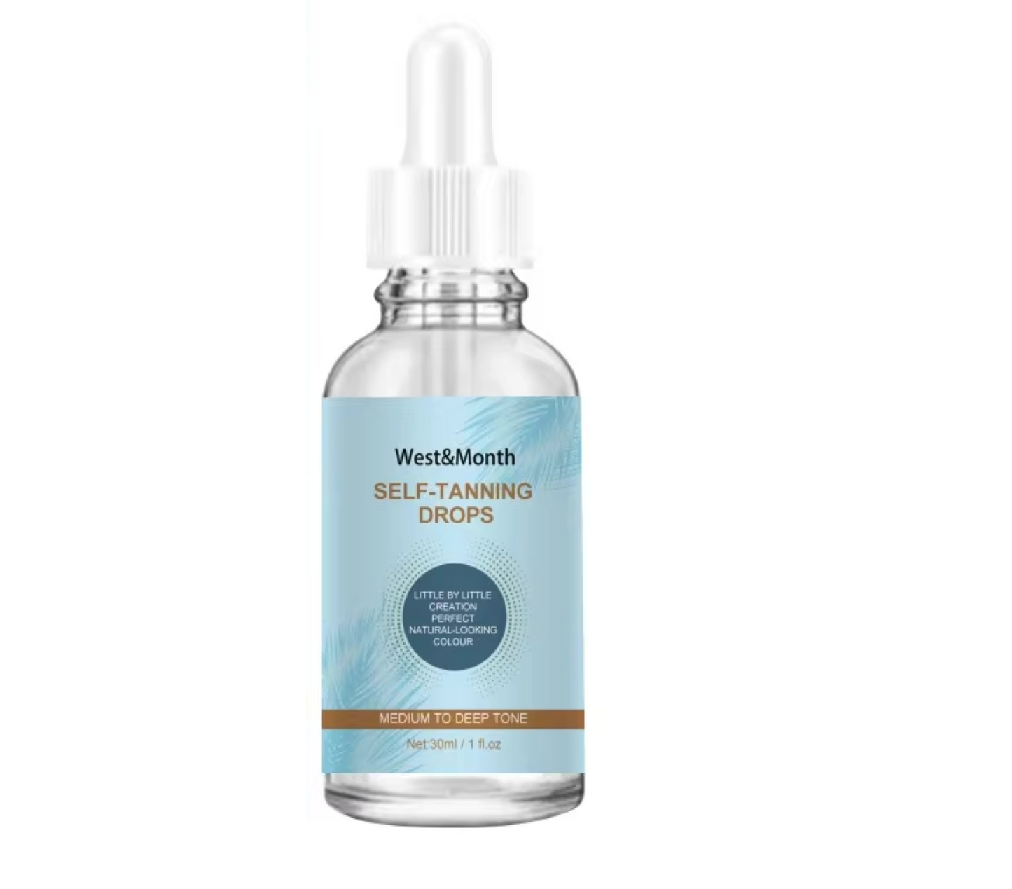 West & Month Self Tanning Drops Medium to Deep 30ml