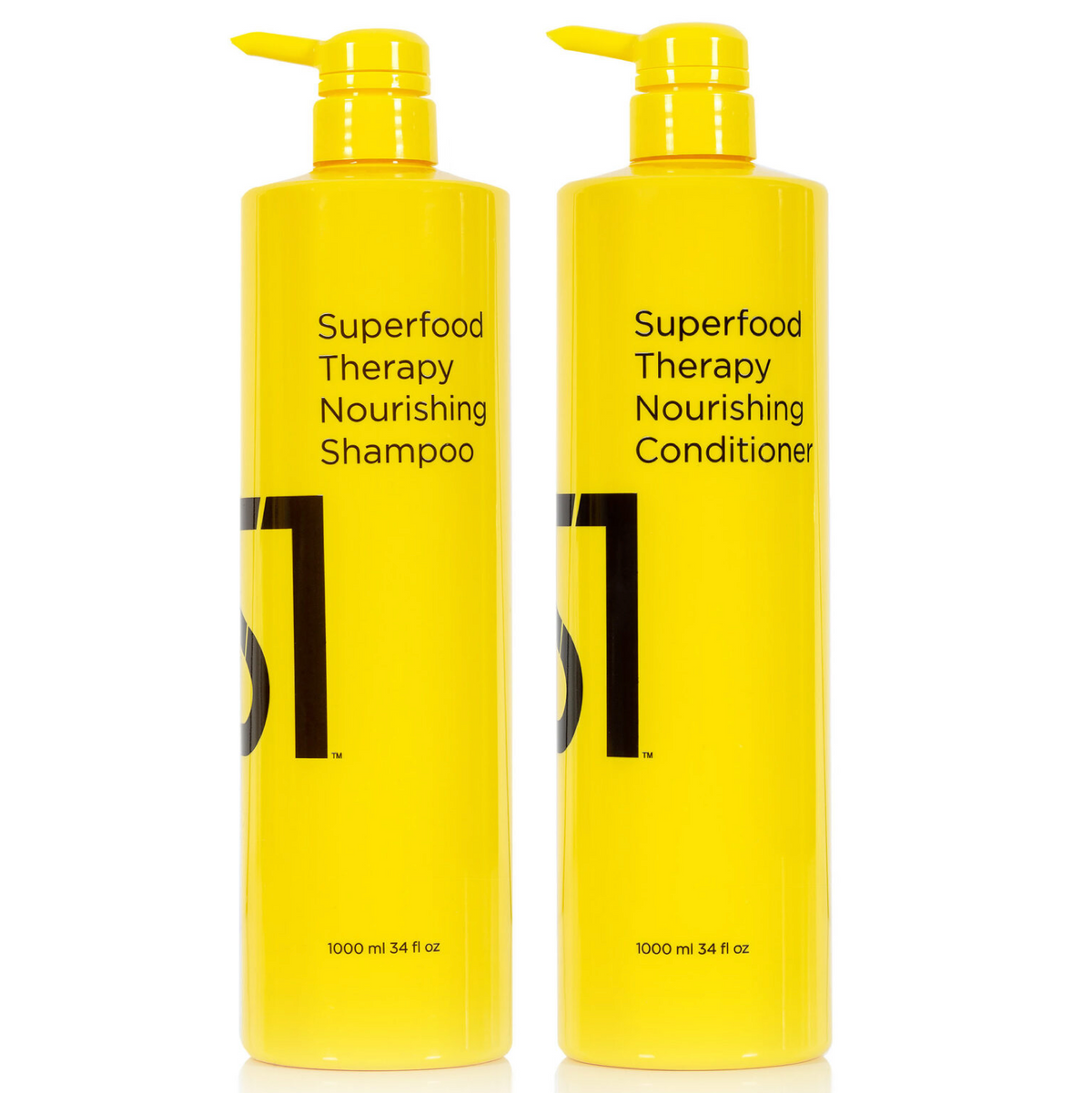 S1 Superfood Nourishing Shampoo and Conditioner 1000ml