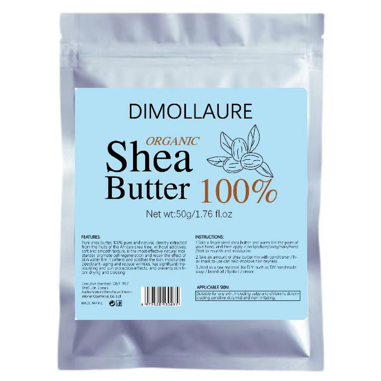 100% Pure Organic and Unrefined Shea Butter