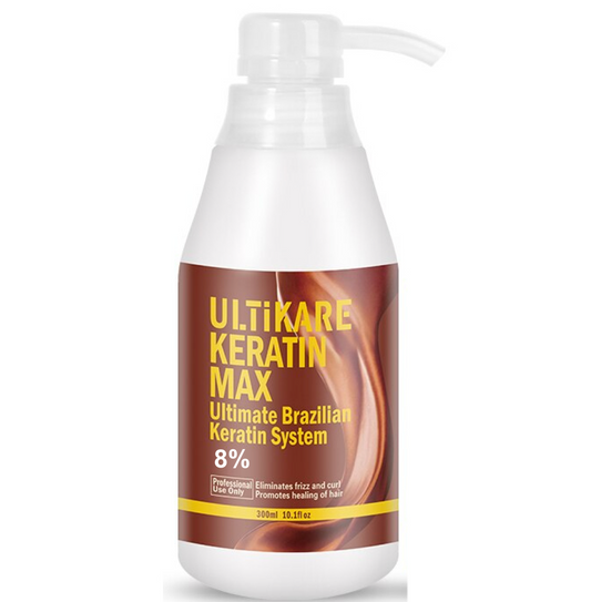 Ultikare Keratin Max Ultimate Brazilian Treatment 300ml Formula 8%
