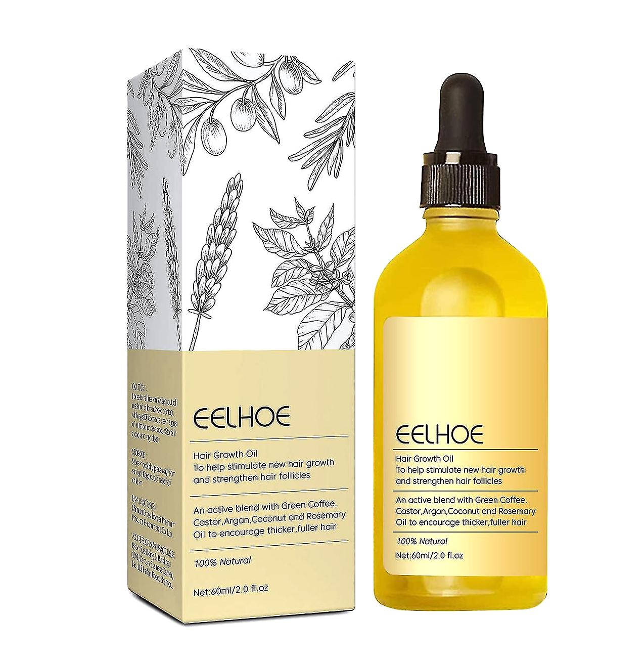 Eelhoe 100% Natural Hair Growth Oil 60ml