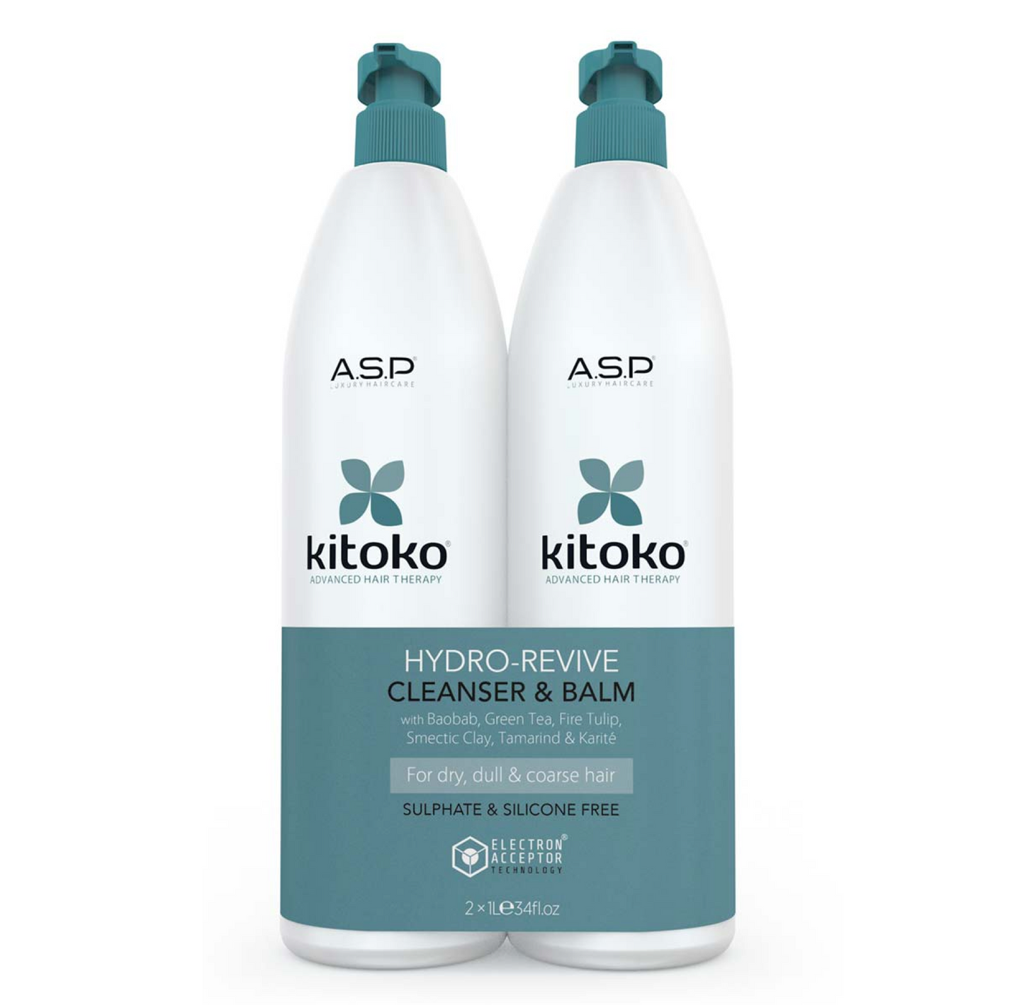 ASP Kitoko Hydro Revive Cleanser and Balm 1000ml 