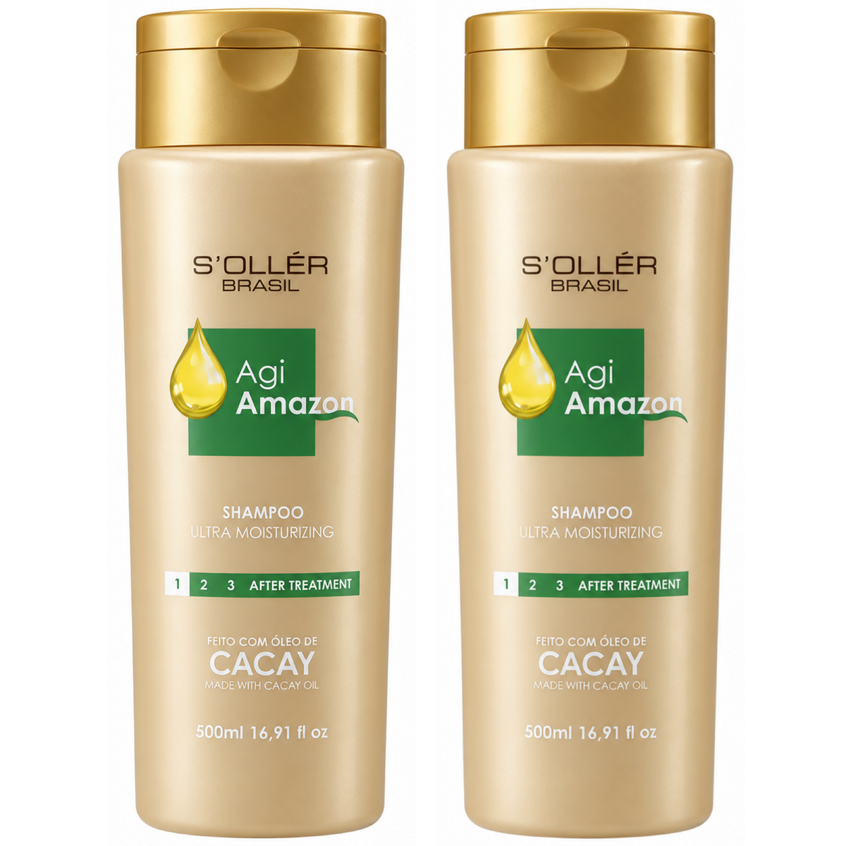 Agi Amazon Ultra Moisturizing Shampoo 500ml (2pc)