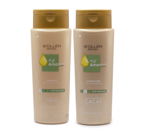 Agi Amazon Ultra Moisturizing Shampoo and Conditioner 500ml