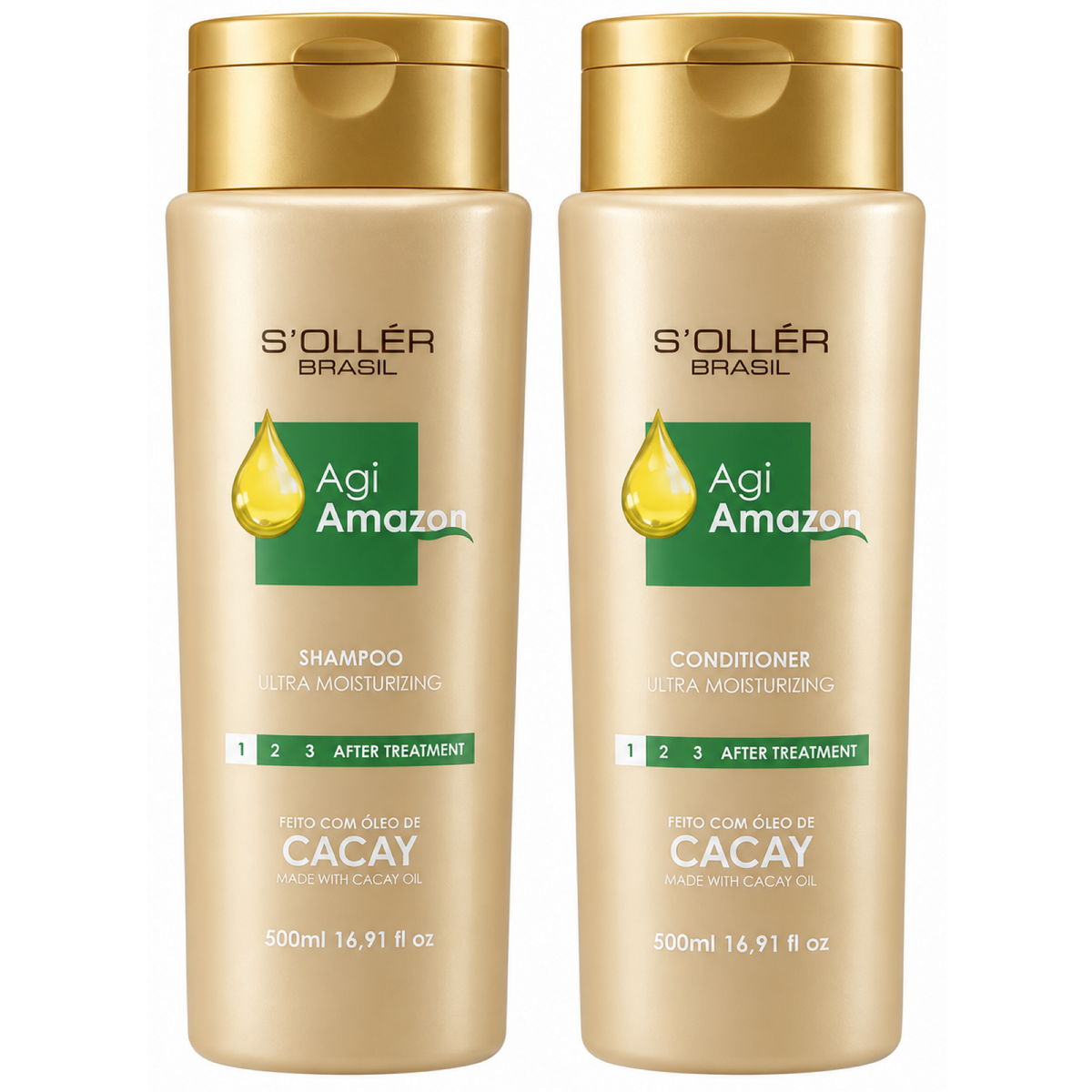 Agi Amazon Ultra Moisturizing Shampoo and Conditioner 500ml