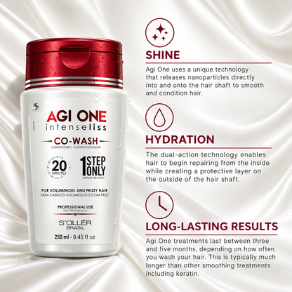 Agi One Intenseliss Co Wash For Frizzy Hair 250ml