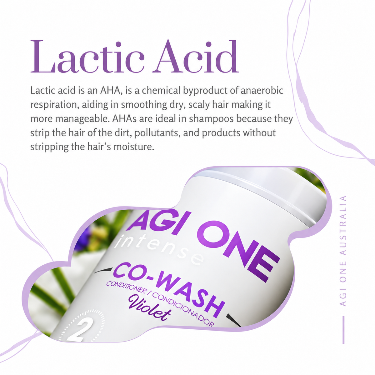 Agi One Intenseliss Co Wash Violet 250ml