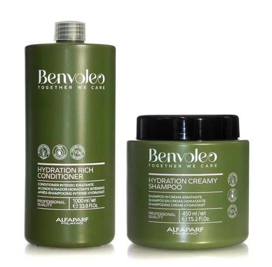 Alfaparf Benvoleo Hydration Creamy Shampoo and Rich Conditioner Duo